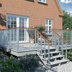 Plus Terrassetrappe 4 trin 71x101 cm 34,2° 120 cm