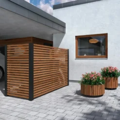 PLUS Tokyo renovationsskjul t/2 spande - ThermoWood®