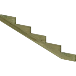 Plus trappevange 5 trin 19° 195x65 cm tryk imp.