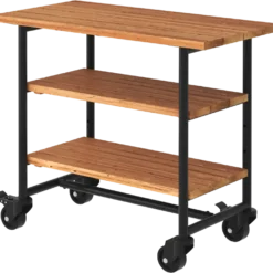 PLUS Urban Picnic plante/grillbord m/2 hylder – ThermoWood®/sort stel
