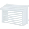 Plus varmepumpeskjuler hvid 116x56x78 cm