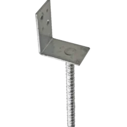 PN stolpefod L-form D75xH90xB50 L200 mm varmforzinket