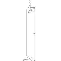 PN stormkrog 208 mm varmforzinket