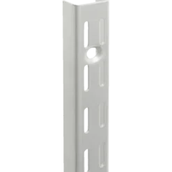 PN vægskinne t/hyldeknægt 1600 mm hvid