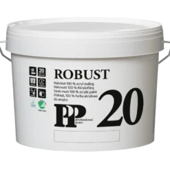 PP Acrylmaling Robust 20 hvid 2,8 L