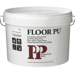 PP Gulvmaling PU Hvid/Base AA 2,8 L