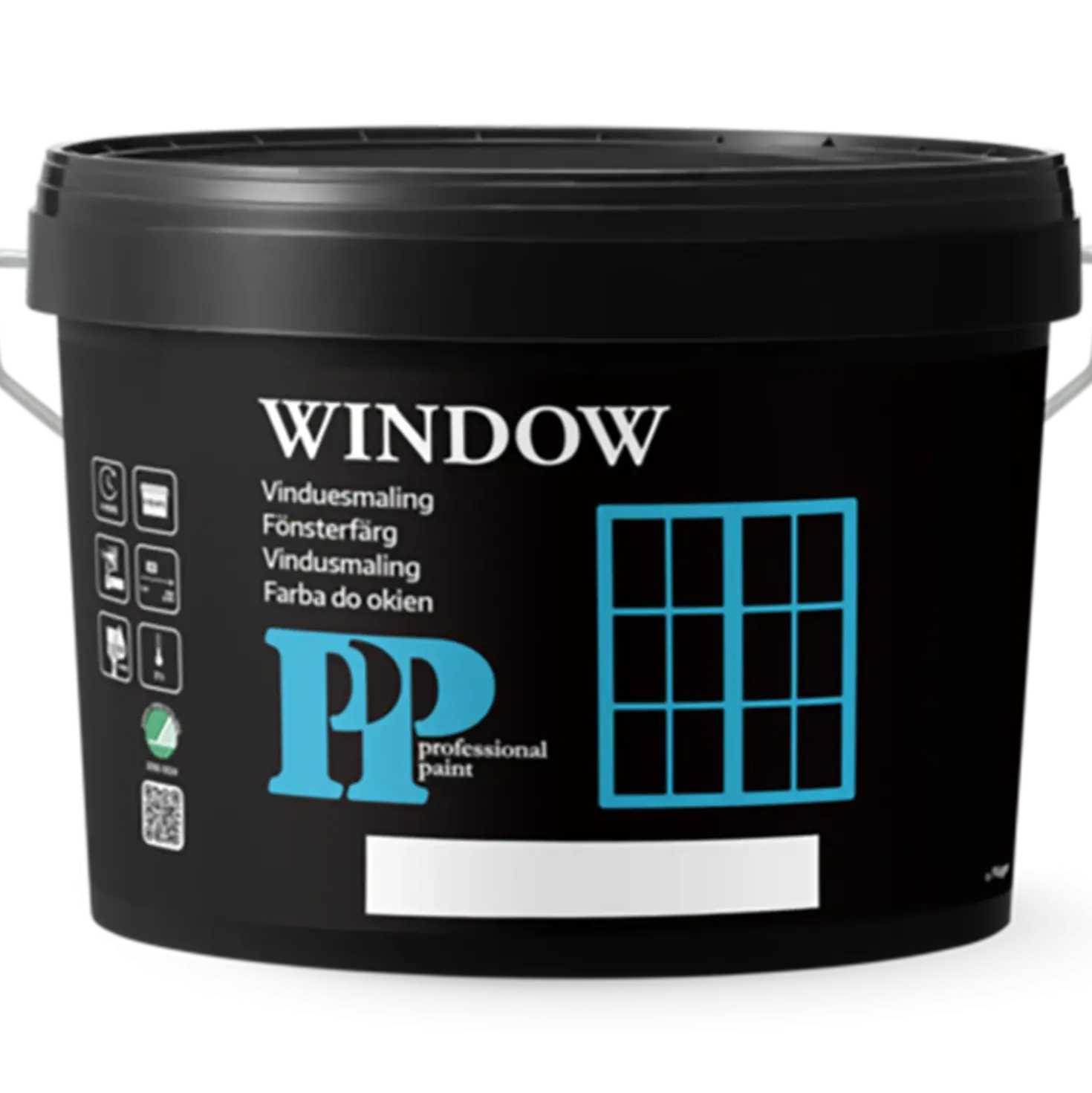 PP Vinduesmaling hvid 2,80 L