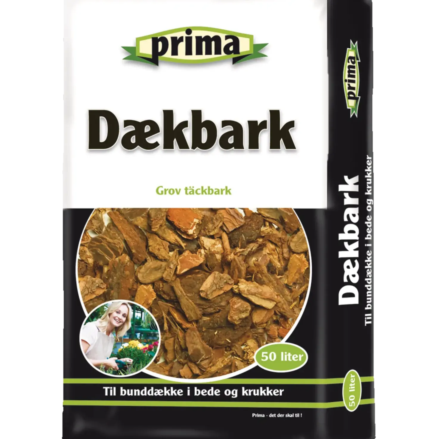 Prima dækbark 50 liter