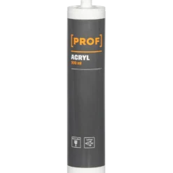 Prof acryl fugemasse hvid 300 ml patron
