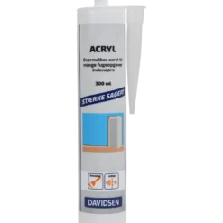 Prof Acryl fugemasse patron hvid 300 ml