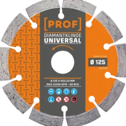 Prof diamantklinge universal Ø125 mm