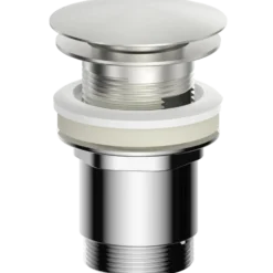 Push pop up 1 1/4" bundventil med overløb til håndvask Ø66 mm