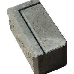 RBR Grå lock-block hjørne - 15x30x15 cm