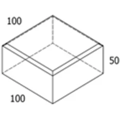 RBR Kopsten koks brud - 10x10x5 cm