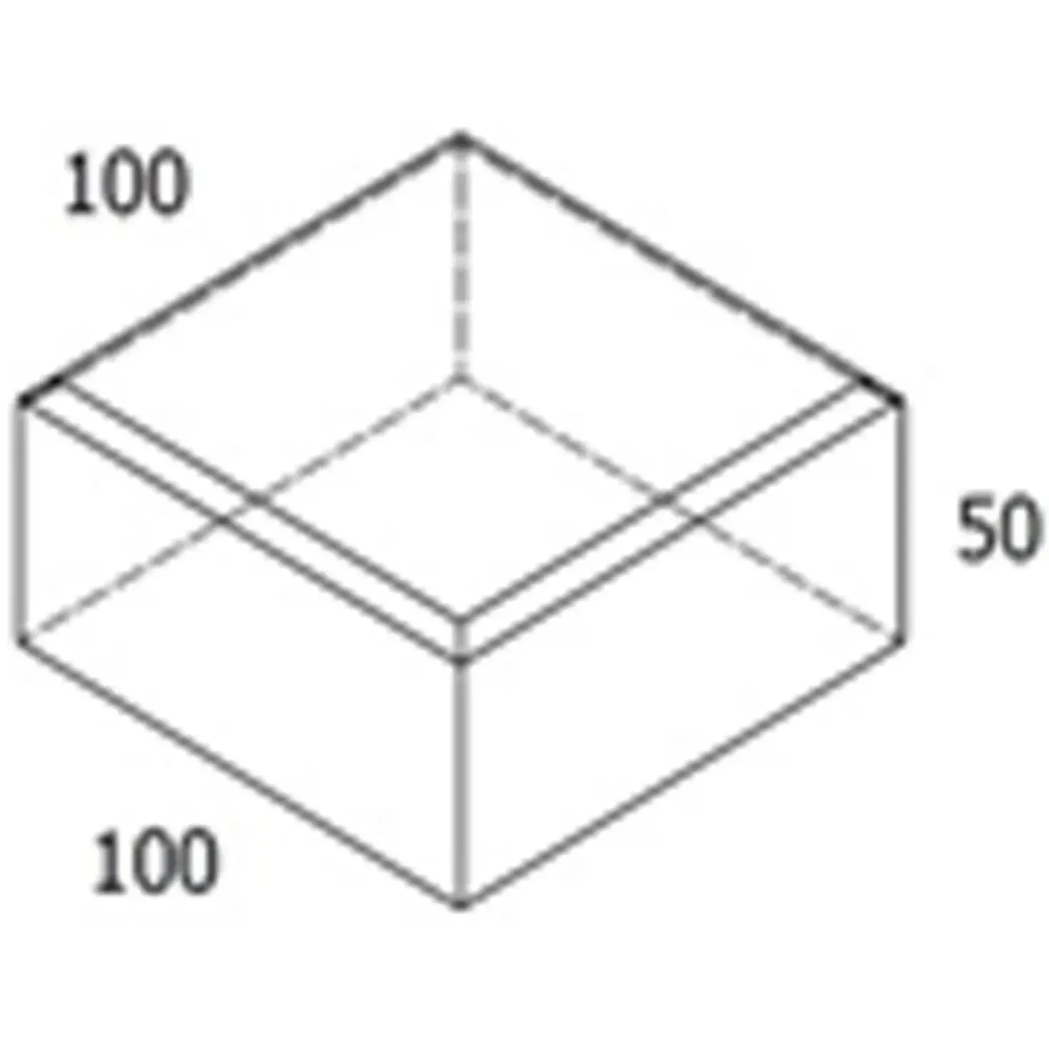 RBR Kopsten koks standard - 10x10x5 cm