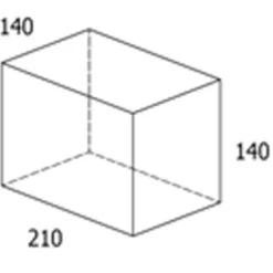 RBR Multikant standard koks - 14x21x14 cm