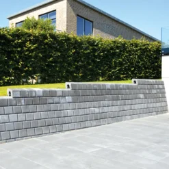 RBR Royal knæksten t/støttemur 30x25x18,8 cm grå