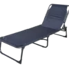 Relax liggestol i alu 58x187 cm sort