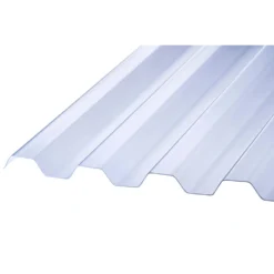 Rodena CGPVCT00XSCL PVC trapez tagplade 1115 x 4240 x 0,7 mm glasklar