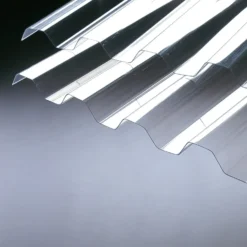 Rodena PVC trapez klar, 1115 x 3640 x 0,7 mm