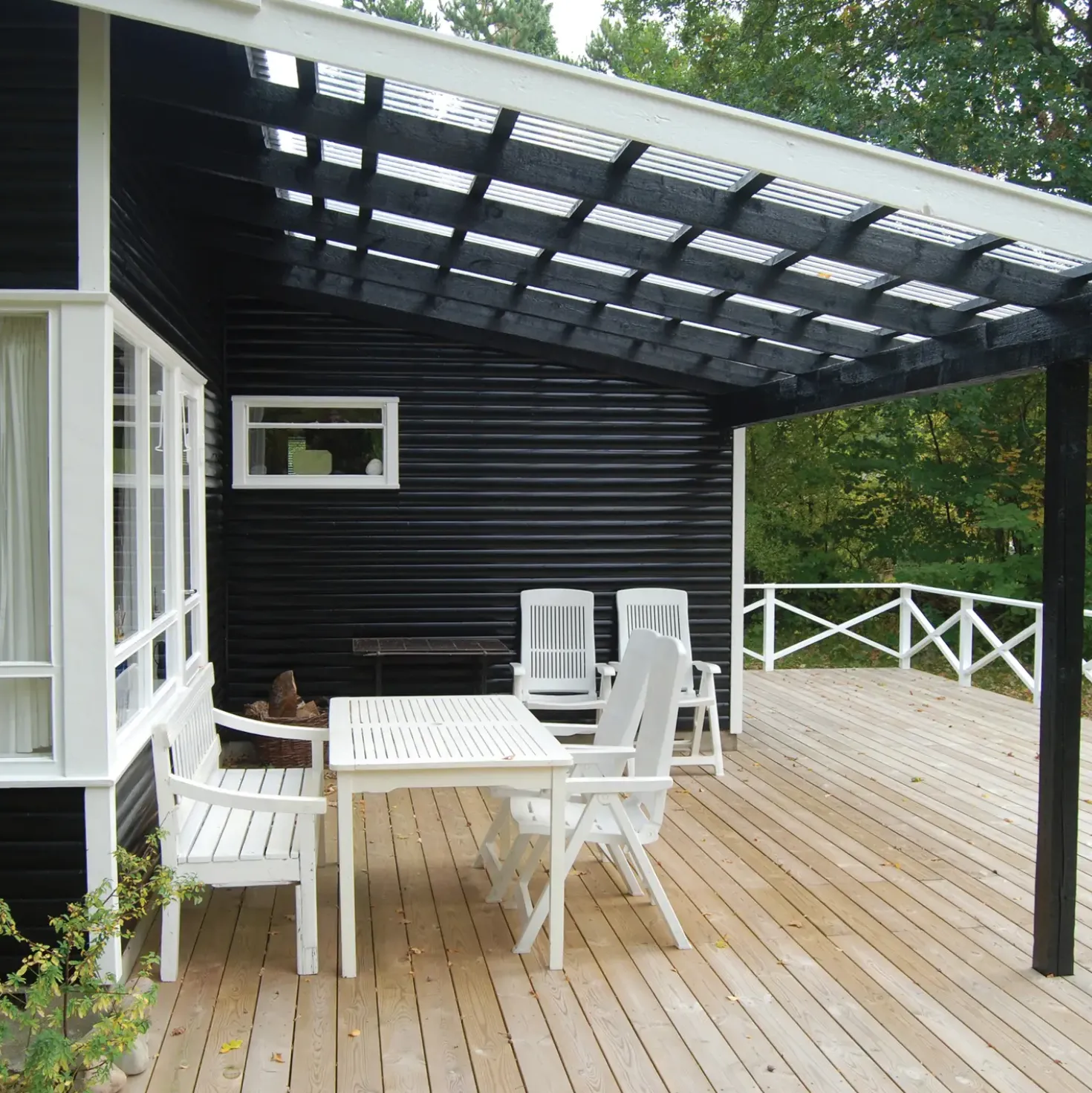 Rodena PVC trapez klar, 1115 x 3640 x 0,7 mm