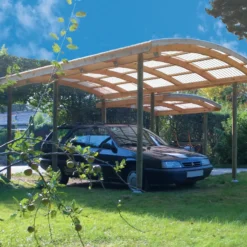 Rodena PVC trapez naturel (blåtonet), 1090 x 2440 x 0,7 mm