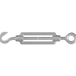 Roliba bardunstrammer elgalvaniseret stål 5x70 mm