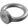 Roliba øjemøtrik varmforzinket 8 mm x Ø 20 mm