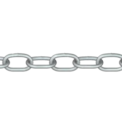 Roliba kortleddet kæde varmforzinket 8 mm x 3 m