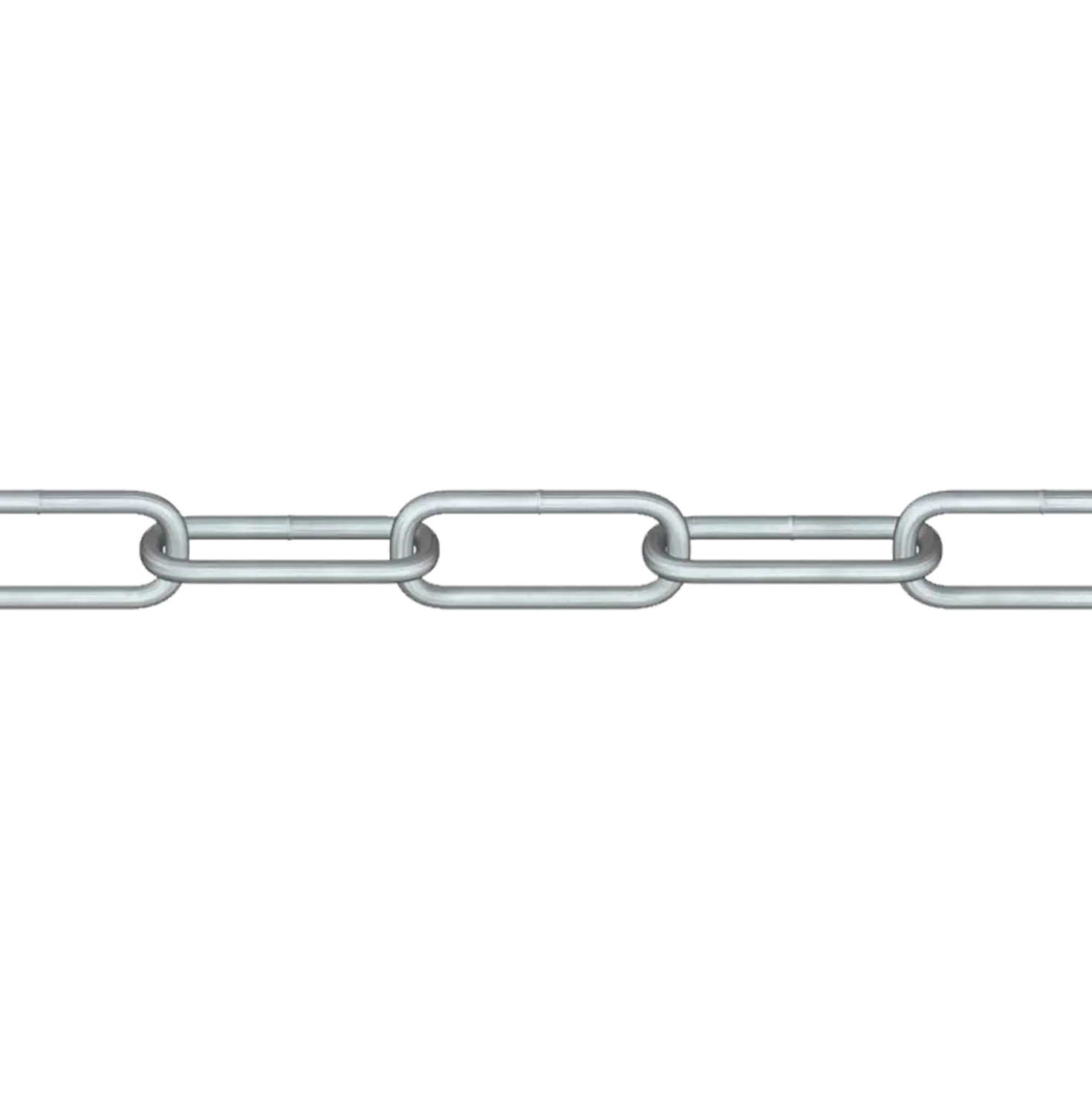 Roliba langleddet kæde el-galvaniseret 5 mm x 5 m