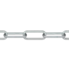 Roliba langleddet kæde varmforzinket 5 mm x 5 m
