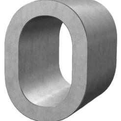 Roliba oval wirelås aluminium 4x14 mm 10 stk.