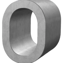 Roliba oval wirelås aluminium 5x18 mm 10 stk.
