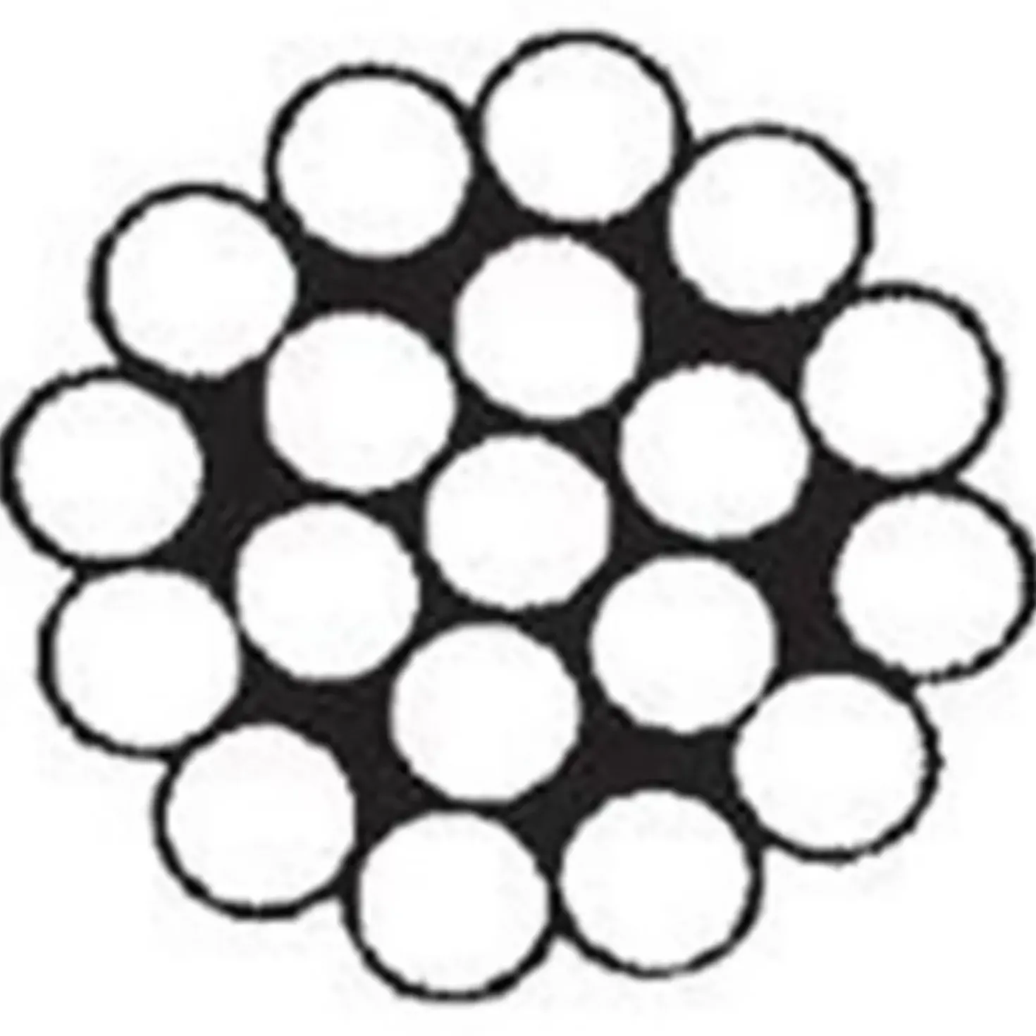 Roliba stålwire el-galvaniseret PVC belagt 3 mm x 10 m