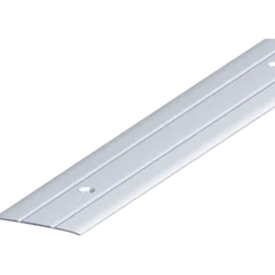 Roliba tæppeovergang m/centrerede huller 2,5x37 mm x2 m elox. Alu