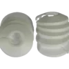 Roset 2-delt 3/8" 18 mm hvid