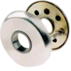 Ruko 313 dørgrebsroset Ø50 mm rustfrit stål