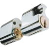 Ruko RD2602 dobbelt oval cylinder sæt, rokoko rustfrit look