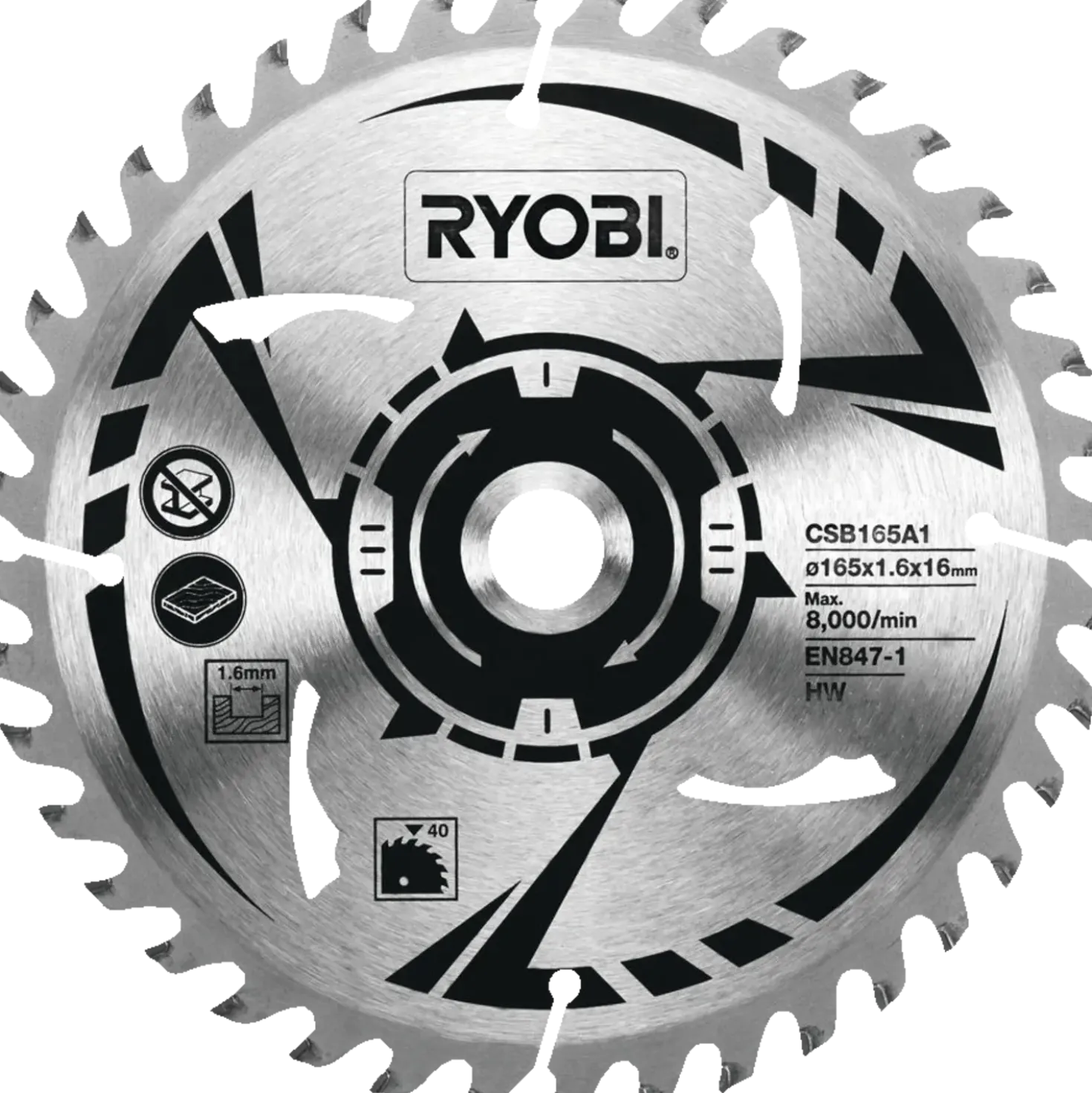 Ryobi CSB165A1 rundsavklinge Ø 165 mm