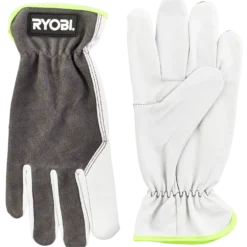 Ryobi RAC810 Timberwolf havehandske læder str. M