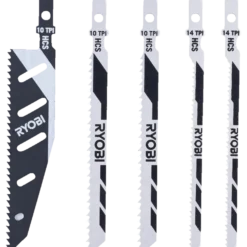 Ryobi RAK05JSBFC stiksavsklinger træ og plastik 5 stk