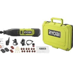 Ryobi RRT12-120BA3 multiværktøj 12V m/3 forsatser og 35 tilbehørsdele
