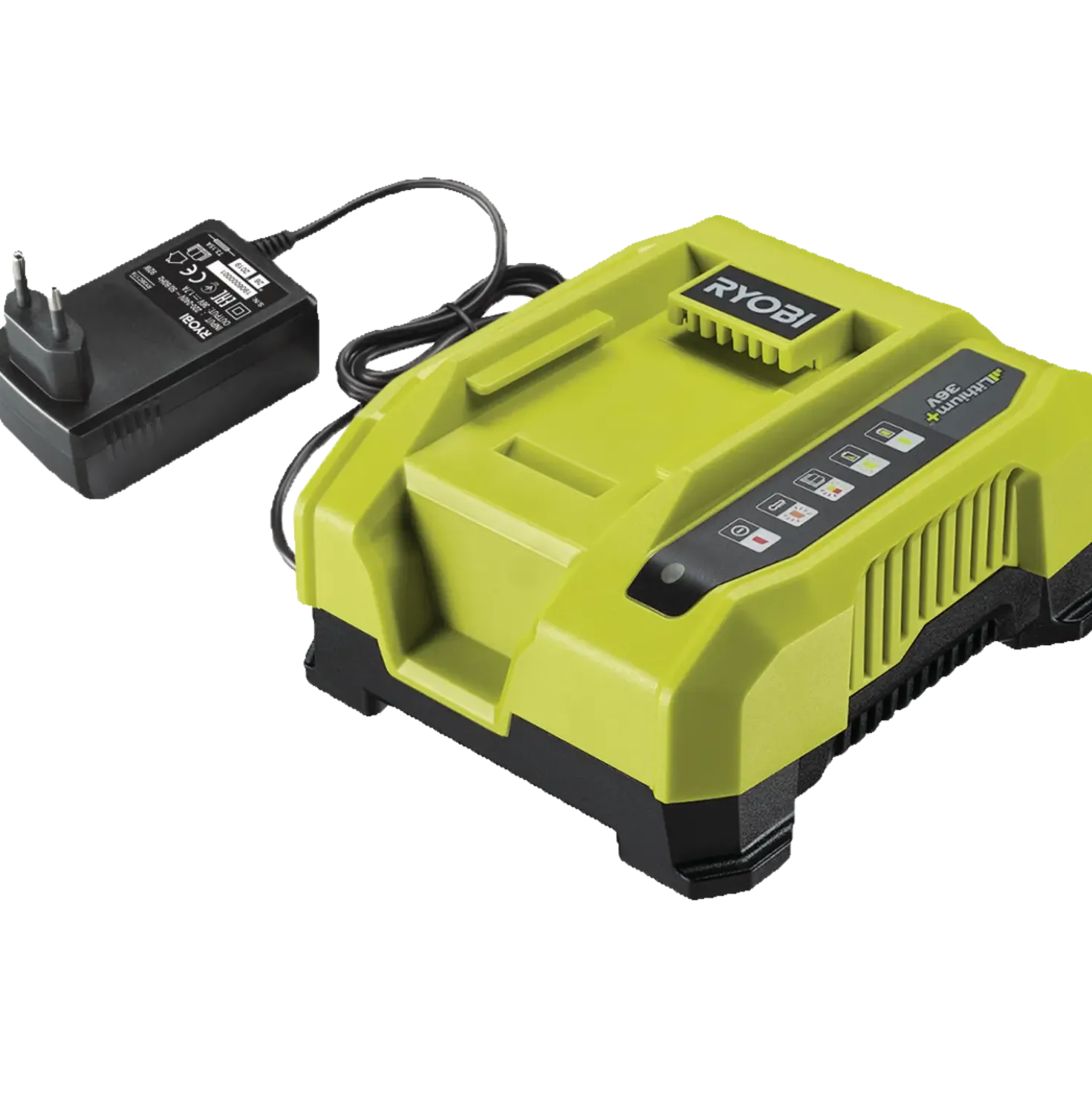 Ryobi RY36C60A 36V MAX POWER hurtiglader