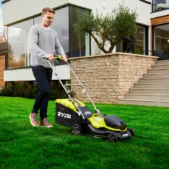 Ryobi RY18LMX37A-150 plæneklipper 1x5.0 Ah batteri og lader 18V ONE+