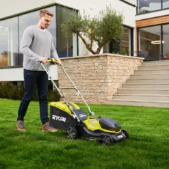 Ryobi RY18LMX37A-150 plæneklipper 1x5.0 Ah batteri og lader 18V ONE+