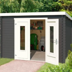 Sacramento hytte/redskabsrum med dobbeltdør, 8,2 m²