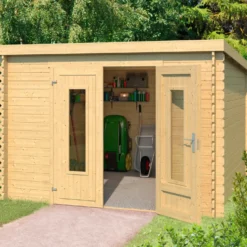 Sacramento hytte/redskabsrum med dobbeltdør, 8,2 m²