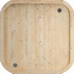Saunatønde Icon 200 m/glasdør 4 pers. Fyrretræ (uden ovn)