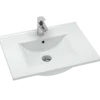 Scanbad Amber Vask 61x45,5 cm porcelæn hvid