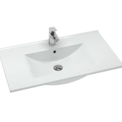 Scanbad Amber Vask 81x45,5 cm porcelæn hvid